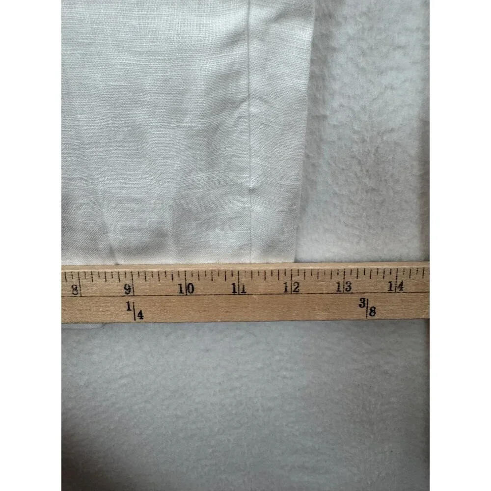 J.Crew Soleil pant in linen wide leg 90s boho white sz XL - Picture 6 of 9